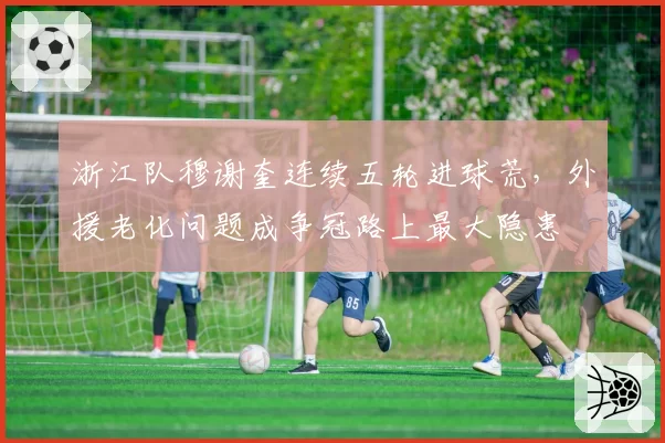 浙江队穆谢奎连续五轮进球荒,外援老化问题成争冠路上最大隐患